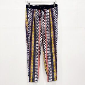 Anthropologie Sanctuary Colorful Printed Drawstring Lightweight Pants XS